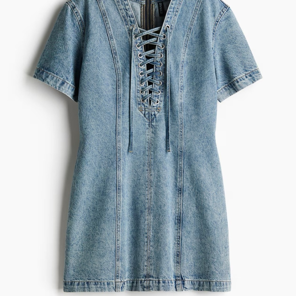 H&M Blue Denim Mini Dress